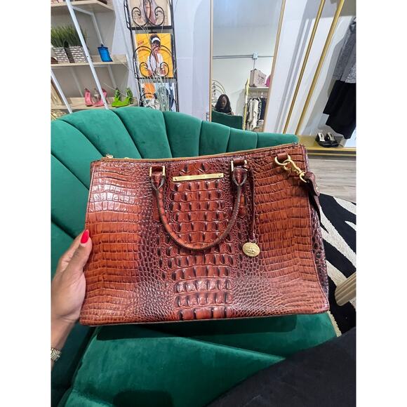 Brahmin Handbags - Brahmin Croc Embossed Large Bag
